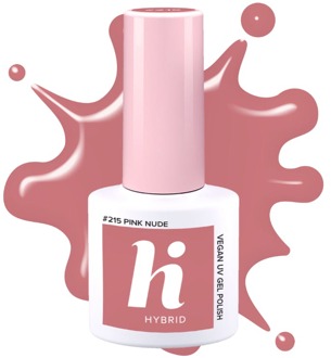 Nagellak Hi Hybrid #215 Hybrid UV Gel Polish Pink Nude 5 ml