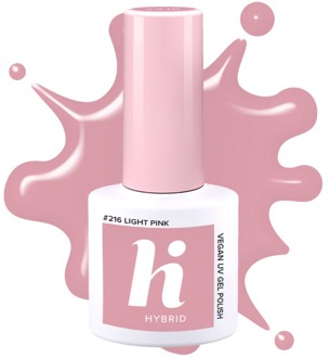 Nagellak Hi Hybrid #216 Hybrid UV Gel Polish Light Pink 5 ml