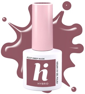 Nagellak Hi Hybrid #227 Hybrid UV Gel Polish Deep Nude 5 ml