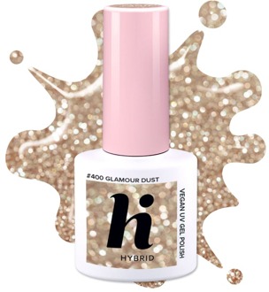 Nagellak Hi Hybrid #400 Hybrid UV Gel Polish Glamour Dust 5 ml