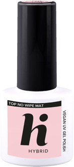 Nagellak Hi Hybrid Top No Wipe Mat 5 ml