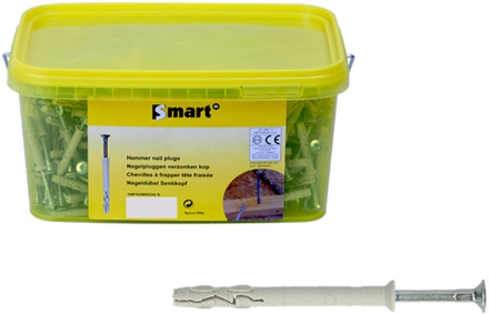 Nagelplug VK boord gemont. 8x60/emmer250 - SM0PKKN01080060M