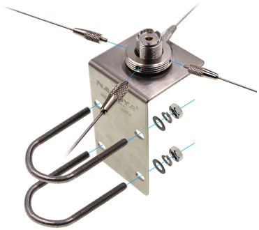 Nagoya RE-05 Antenna Bracket 10-1300MHz Ground Redical for Mobile Radio SO239-PL259/NMO Antenna Strengthen