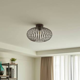 Nahele plafondlamp, bruin, metaal, Ø 40 cm, E27 koffiebruin