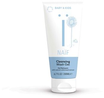Naïf Care - Cleansing Wasgel - 200 Ml - Met Natuurlijke Katoenzaad Extract