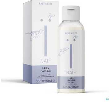 Naïf Care - Milky Bath Oil - 100 Ml - Met Natuurlijke Katoenzaadolie