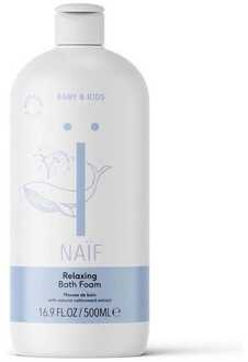 Naïf Care - Relaxing Bath Foam - 500 Ml - Met Natuurlijke Katoenzaad Extract