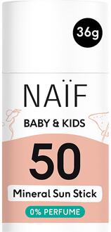 Naïf Naïf Zonnebrand Stick Baby & Kids SPF50 Parfumvrij 26gr