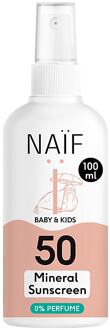 Naïf Naïf Zonnebrandcreme 0% parfum voor Baby & Kids SPF50 100ml