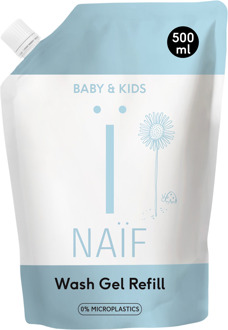 Naïf Reinigende Wasgel voor Baby & Kids Navulverpakking