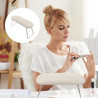 Nail Art Hand Kussen Kussen Nail Arm Rest Professionele Nail Rest Kussen wit