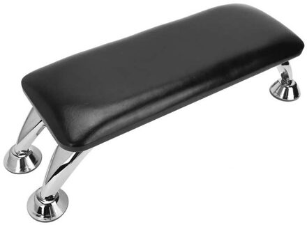 Nail Art Hand Kussen Salon Arm Hand Rest Kussen Met Rvs Ondersteuning Hand Rest Kussen Manicure Gereedschap Zwart Wit