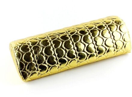 Nail Art Kussen Voor Manicure Hand Arm Rest Kussen Kussen Pu Lederen Houder Zachte Manicure Nail Tool Apparatuur goud