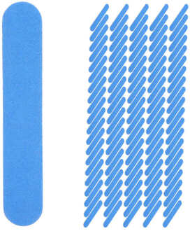 Nail Art Polijsten Wegwerp Nagelvijl Double‑sided Nail Polijsten Slijpen Bestand Nail Art Manicure File Nagelvijl Blauw
