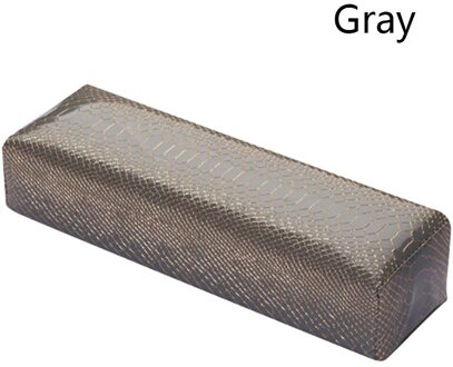 Nail Art Pu Lederen Hand Arm Rest Kussen Kussen Manicure Care Soft Nagelsalon Polish Hand Houder Manicure Tafel Grijs