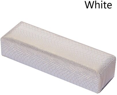 Nail Art Pu Lederen Hand Arm Rest Kussen Kussen Manicure Care Soft Nagelsalon Polish Hand Houder Manicure Tafel wit