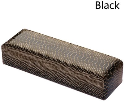 Nail Art Pu Lederen Hand Arm Rest Kussen Kussen Manicure Care Soft Nagelsalon Polish Hand Houder Manicure Tafel zwart