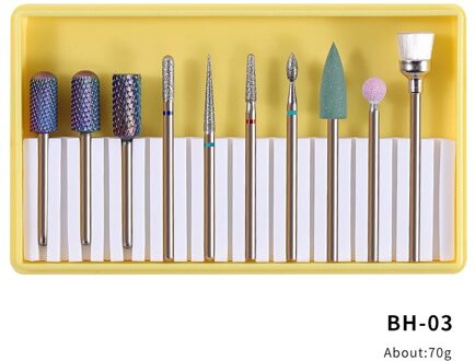 Nail Boor Voor Elektrische Manicure Boren Frees Set Voor Pedicure Nagels Bestanden Boor Nail Art Apparatuur Accessoire BH-03