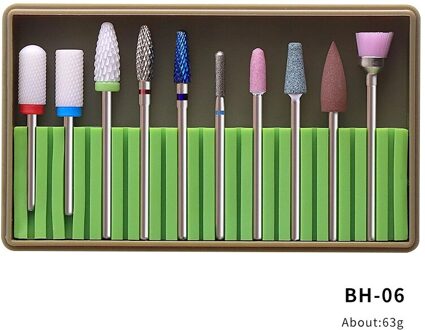 Nail Boor Voor Elektrische Manicure Boren Frees Set Voor Pedicure Nagels Bestanden Boor Nail Art Apparatuur Accessoire BH-06