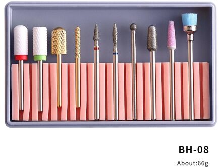 Nail Boor Voor Elektrische Manicure Boren Frees Set Voor Pedicure Nagels Bestanden Boor Nail Art Apparatuur Accessoire BH-08
