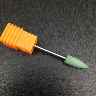 Nail Boren Nozzle Cutter Nail Siliconen Polijstmachine Slijpen Hoofd Nail Elektrische Manicure Boor Machine Nail Boor Accessoires 240 Grit