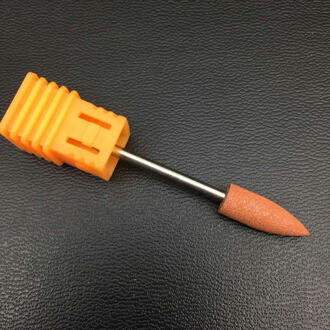 Nail Boren Nozzle Cutter Nail Siliconen Polijstmachine Slijpen Hoofd Nail Elektrische Manicure Boor Machine Nail Boor Accessoires 320 Grit