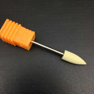 Nail Boren Nozzle Cutter Nail Siliconen Polijstmachine Slijpen Hoofd Nail Elektrische Manicure Boor Machine Nail Boor Accessoires 600 Grit