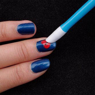 Nail Care Cleaner Nail Art Gereedschap Cuticle Pusher Set Manicure & Pedicure Tool Silver Rvs Vinger Dode Huid Push 1stk willekeurig