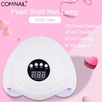 Nail Dryer 54W Uv Drogen Lamp Voor Manicure Salon Nail Art Gereedschap 36Pcs Led Nail Lamp Nail Gel drogen Voor Gel Vernis SUN5XPLUS-wit