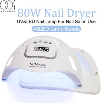 Nail Dryer 54W Uv Drogen Lamp Voor Manicure Salon Nail Art Gereedschap 36Pcs Led Nail Lamp Nail Gel drogen Voor Gel Vernis SUNX5MAX