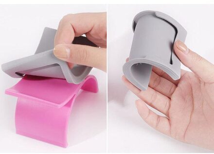Nail Hand Kussen, Nail Art Zachte Siliconen Kussen, Salon Hand Rest Kussen, roos rood