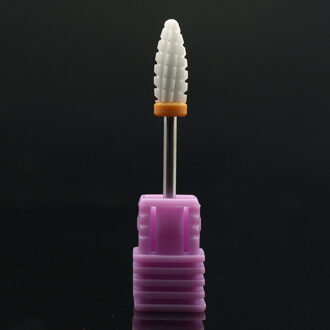 Nail Keramische Nail Boor 3/32 "Rotary Burr Bits Voor Manicure Pedicure Elektrische Boor Accessoires Nail Gereedschap Frezen cutt 2XC