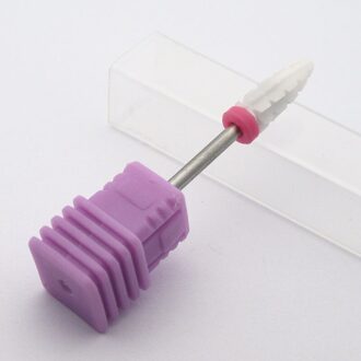 Nail Keramische Nail Boor 3/32 "Rotary Burr Bits Voor Manicure Pedicure Elektrische Boor Accessoires Nail Gereedschap Frezen cutt 3XC