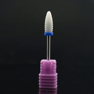 Nail Keramische Nail Boor 3/32 "Rotary Burr Bits Voor Manicure Pedicure Elektrische Boor Accessoires Nail Gereedschap Frezen cutt medium