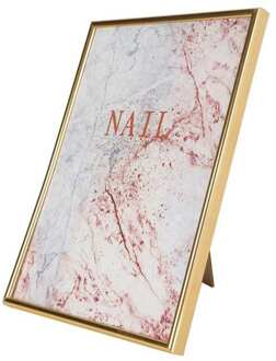 Nail Kleur Display Board Nail Tip Display Board Diy Nail Gel Polish Kleur Kaart Resultaat Holder Manicure Tool (Goud)