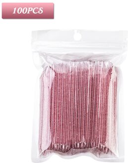 Nail Kristal Stok Double End Nail Art Cuticle Pusher Remover Pedicure Herbruikbare Nagels Care Manicure Tool Set 100Pcs 2021NEW nee.1 14.8cm