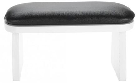 Nail Kussen Pu Leer Nail Art Schoonheidssalon Kleine Hand Rest Kussen Kussen Manicure Houder Hand Kussen Nail Arm Rest kussen zwart