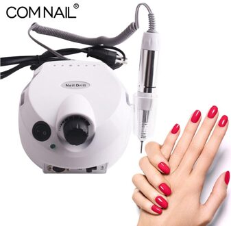 Nail Polijstmachine Slijpen Beglazing Machine 35000Rpm Electric Nail Boor Freesmachine Voor Manicure Boren Accessoire Pedicure Kit wit grinding tool