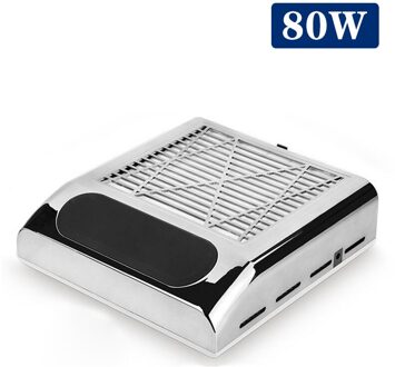 Nail Stofzuiger 80W Sterke Macht Nail Dust Collector Nail Fan Art Salon Apparatuur Zuig Dust Collector Manicure Machine sliver collector
