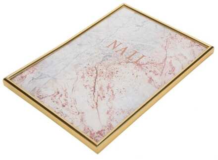 Nail Tip Tonen Board Nail Tip Display Board Diy Nail Gel Polish Kleur Kaart Resultaat Holder Manicure Tool (Goud)