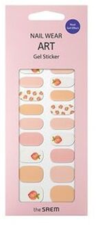 Nail Wear Art Gel Sticker - 11 Types #10 Peach