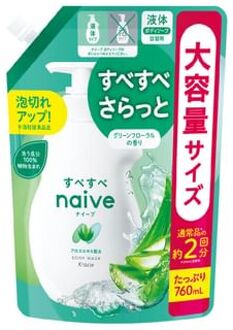Naive Body Wash Aloe 760ml Refill