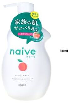 Naive Body Wash Peach Leaf 530ml