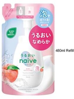 Naive Foaming Body Wash Moisturizing 480ml Refill