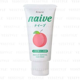 Naive Makeup Removal Face Wash 45g Peach Leaf