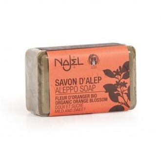 Najel Aleppo zeep met oranjebloesem - 100gr