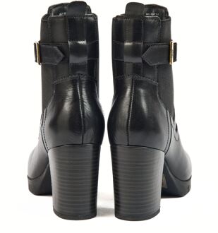 Nala Leren/Textiel Dames Zwarte Laarzen - EU 40.5 / UK 7