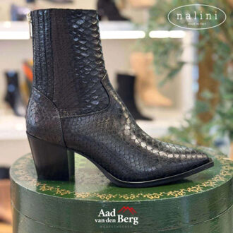 Nalini Damesschoenen enkellaarsjes Zwart - 39