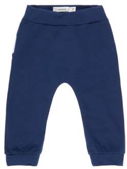 name it Baby Met Beren Bedrukte Sweatbroek Heren Blauw