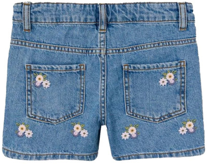 name it Bella Denim Short Meisjes jeans - wit - 134